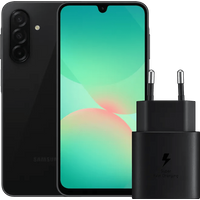 Samsung Galaxy A26 128GB Black 5G + Samsung 25W Charger Black