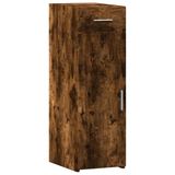vidaXL Dressoir 30x42,5x93 cm bewerkt hout gerookt eikenkleurig