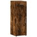 vidaXL Dressoir 30x42,5x93 cm bewerkt hout gerookt eikenkleurig