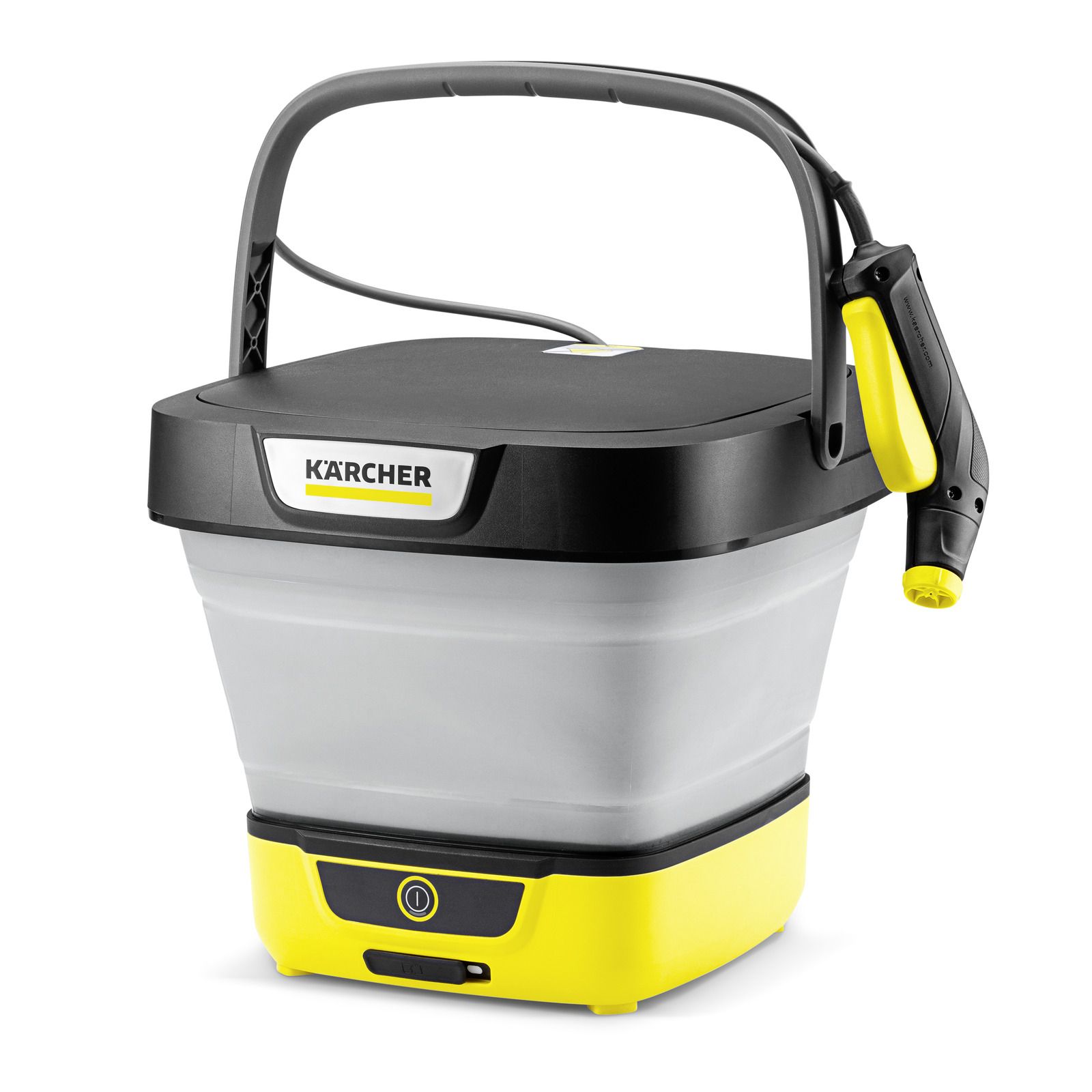 Kärcher OC 3 Foldable - Mobiele hogedrukreiniger - Accu - 120 L/u - Zwart/Wit/Geel