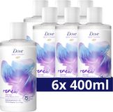 Dove Bath Therapy Badschuim & Douchegel - Renew - 6 x 400 ml - Voordeelverpakking