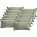 vidaXL - Taie d'oreiller - 12 pièces - Bois - Vert - 40 x 80 cm - Tissu chenille