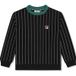 FILA Lubaco Sweatshirt à rayures fines Noir / Egret Taille : 110/116