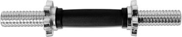 Taurus Korte halter stersluiting 30 mm | Dumbell halterstang met rubber greep – 35cm