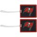 NFL Tampa Bay Buccaneers Vinyl Bagagelabel, 2pk, Rood