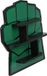 Disney Avengers Hulk Wall Shelf with Storage for Kids - Green MDF