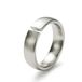 Monomania Damesring roestvrij staal 1 diamant 0,02 ct wit 20262
