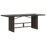 VidaXL Tuintafel Bruin