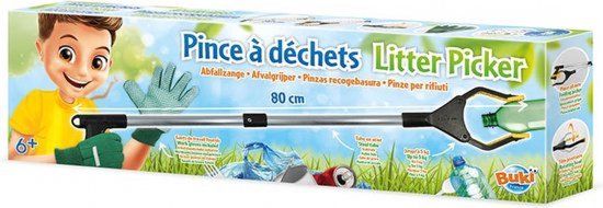 Buki France Afvalgrijper voor kinderen - Vuilgrijper - Meerkleurig