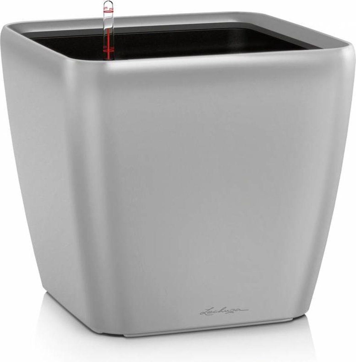 Lechuza QUADRO LS 21 Medium Bloem Binnen/buiten Tuintafel Zelfdrenken Planter Grijs