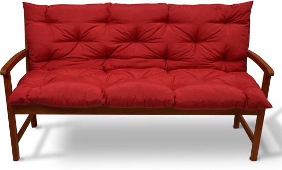 Beautissu Tuinbankkussen â€œFlair BRâ€? 150x100cm rood