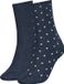 Tommy Hilfiger WOMEN SOCK DOT 2P Vrouwen Sokken Maat 35-38