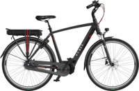 VYBER RIDE E1 shiny pearl black / red / heren / 57 / 2022