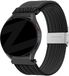 Bandz Woven Nylon Strap (zwart) geschikt voor Garmin Vivoactive 4, Venu 2, Venu 3, Venu 4 - 45mm, Forerunner 255, 265, 570 - 47mm