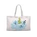 Bonamaison 100% Katoen Bedrukte Draagtas, Herbruikbare Boodschappentas, Milieuvriendelijk, Opvouwbaar, Canvas Stoffen Tas Met Handvatten, 47X42 Cm