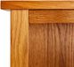 Non-branded Solid Oak Bookcase with 6 Shelves - Brown