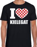 Bellatio Decorations Carnaval t-shirt I love Kielegat voor heren - Zwart - XXL