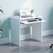 Vida Designs Werkstation met toetsenbordlade, tafel, houtmateriaal, wit, 75x48x80