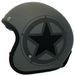 Apex JI100 Star Mat Zwart Grijs Jethelm - Helm