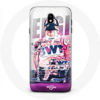 Maniacase Etui voor Samsung Galaxy J3 2017 Formule 1 Sergio Pérez F1 Racing Driver