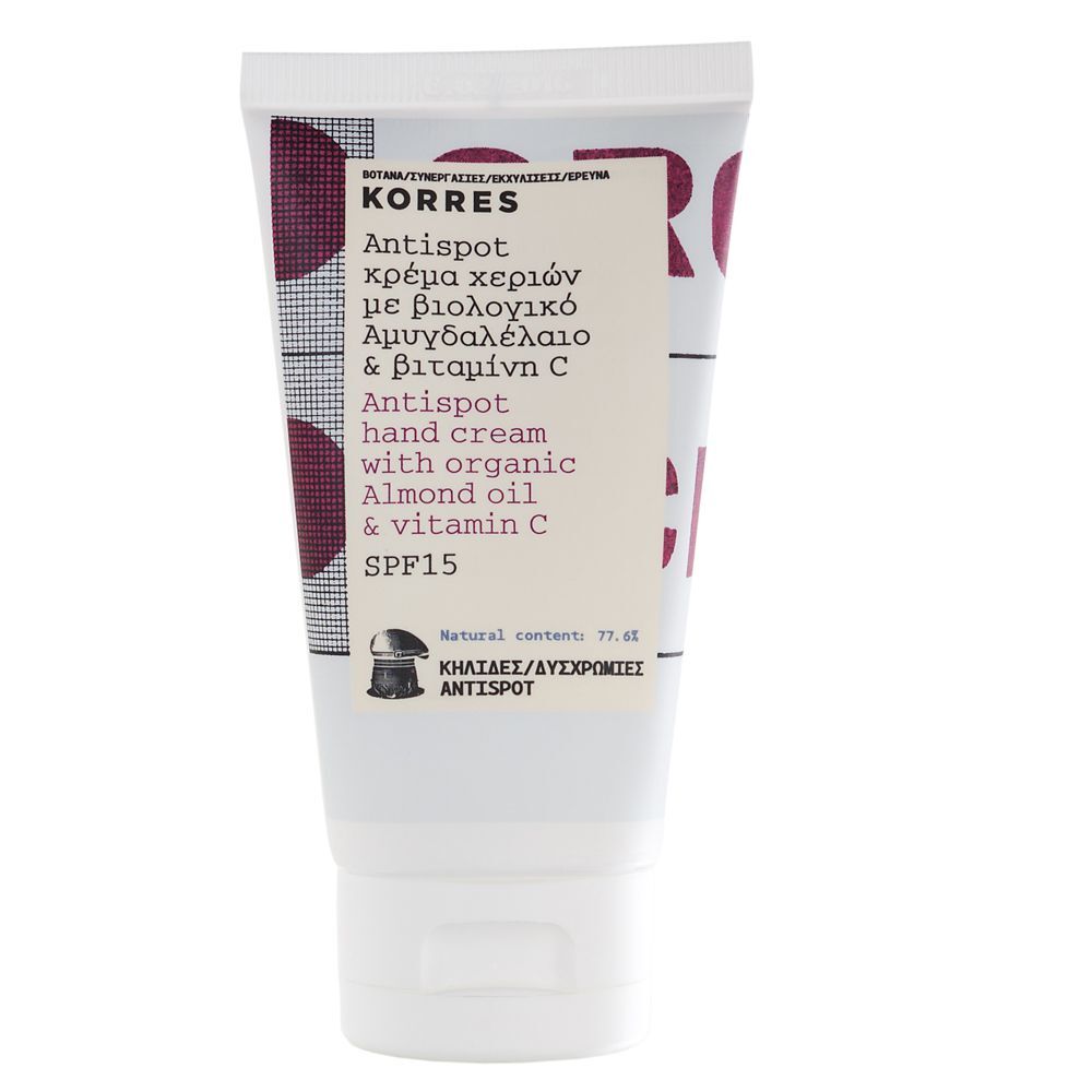 Korres Almond Oil & Vitamin C Antispot Hand Cream Spf15 75 ml