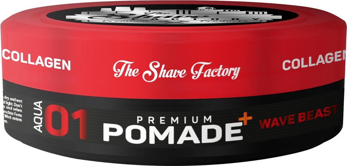 The Shave Factory Premium Pomade Wave Beast 150ml | Hairwax