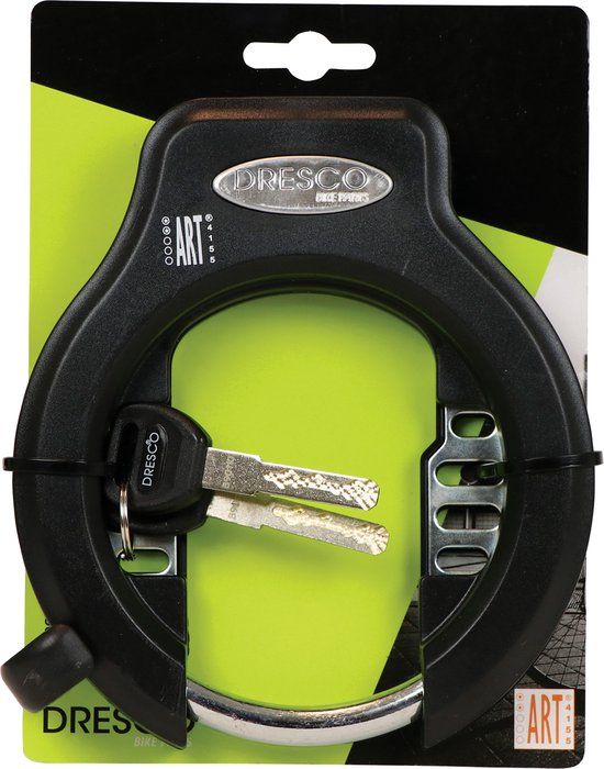 Dresco Ringslot ART2 - Zwart - Ringslot voor Stadsfiets - ART2 Keurmerk
