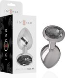 INTENSE ANAL TOYS Intense - Anal Plug Metal Black Size M
