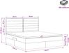 vidaXL - Opslagbed met matras, zwart, 180 x 200 cm, stof
