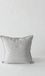Tell Me More Housse de coussin à rayures - Gris Lin - 50x50cm