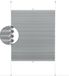 Happyment Luxe rollo - 80x130 cm - Grijs - Lichtdoorlatend - Isolerend - Geen boren nodig - Polyester