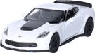 Welly Speelgoed Chevrolet Corvette Auto - Wit - Die-cast Metaal - 11 cm