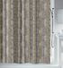 Spirella Anti-schimmel douchegordijn "Roman Wood", antibacterieel, wasbaar, waterdicht, polyester, 180 x 180 cm, bruin