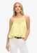 Superdry Lace Beach Mouwloos T-shirt Geel XS Vrouw