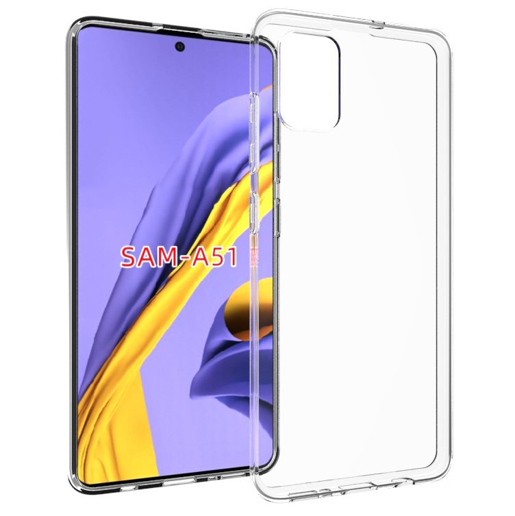 Accezz Clear Backcover Samsung Galaxy A51 hoesje - Transparant