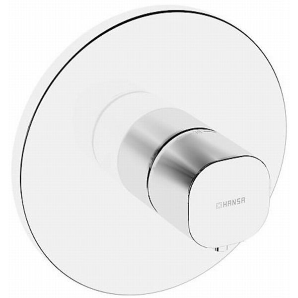 Hansa Living afdekset centraal thermostaat rond zonder omstel chroom
