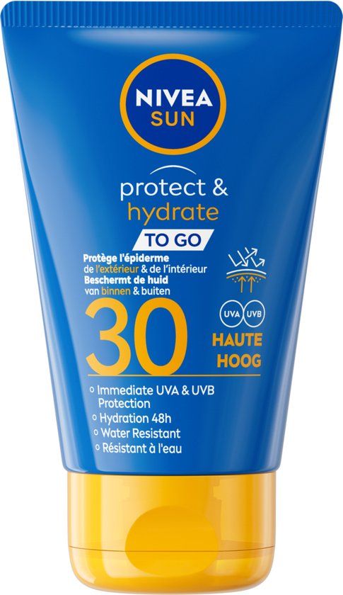 NIVEA SUN Protect & Hydrate Pocket Size Zonnemelk SPF 30 - 50ml