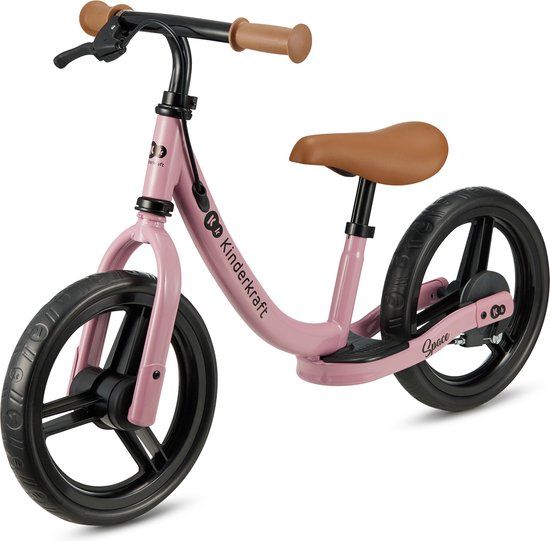 KinderKraft SPACE Loopfiets - Roze