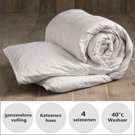 Wellbed Supreme 4-Seizoenen Dekbed - Ganzendons - Lits-Jumeaux - 240x220 cm - Anti-Allergie