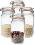 6 bocaux avec fermeture à levier 2 litres - Le Parfait