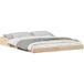 Marron Lit Double Lit Adulte Cadre De Lit 160 X 210 Cm Pin Massif