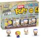 Funko One Piece Sanji (Bitty Pop!) vinylfiguurtjes (Set van 4)