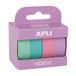 APLI 18816 Decoratieve tape - WASHI Tape papier - Pastelkleuren - 4 rollen - 15 mm x 10 m linten