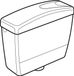 Wisa 900 opbouwreservoir - laaghangend - wit - dual flush - 2 jaar garantie