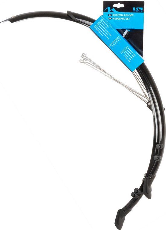 M-wave Mud Max Flex 28-29´´ Spatbordset Zwart