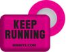 Bibbits hardloopmagneten | Keep Running Pink