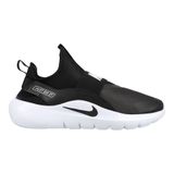 NIKE Sportschoen 'Flex Runner 4 GS' zwart / wit