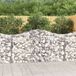 Maison Exclusive - Geknoopte gaasbakken, 3 stuks, 200x50x100/120 cm, verzinkt staal