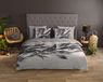 Dekbedovertrek veren - 2 persoons 200x200/220 cm - Grijs - 100% Coton renforce