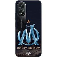 Maniacase Etui Oppo A58 OM logo blauw en goud stadion
